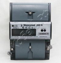 Счетчик электроэнергии Меркурий 206 N 5-60А/220В ЖКИ (DIN) Инкотекс СК