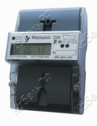 Счетчик электроэнергии Меркурий 206 RN 5-60А/230В ЖКИ (DIN) Инкотекс СК
